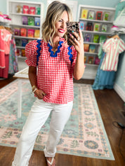 Picnic in the Park Top - Red