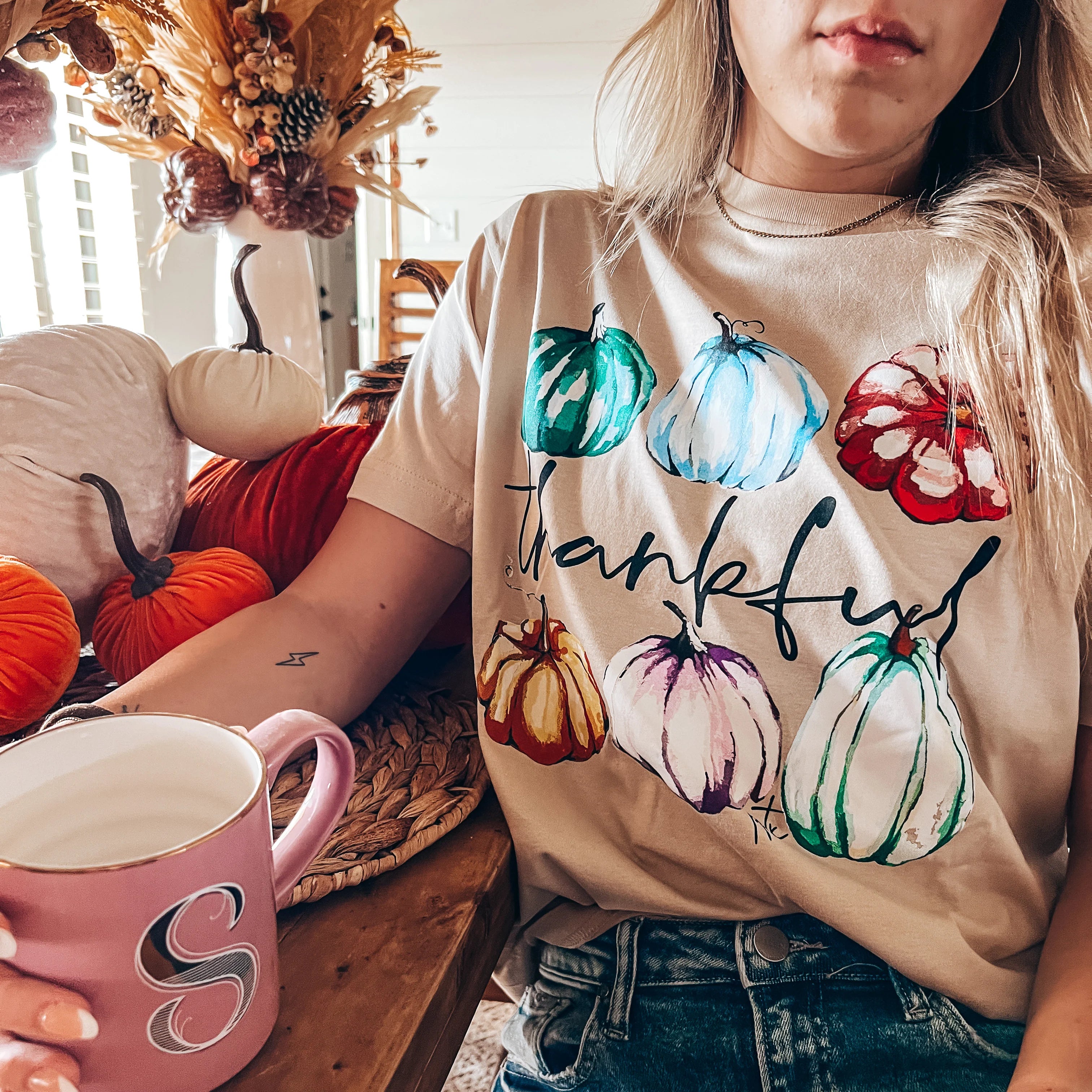 Thankful Pumpkins Tee