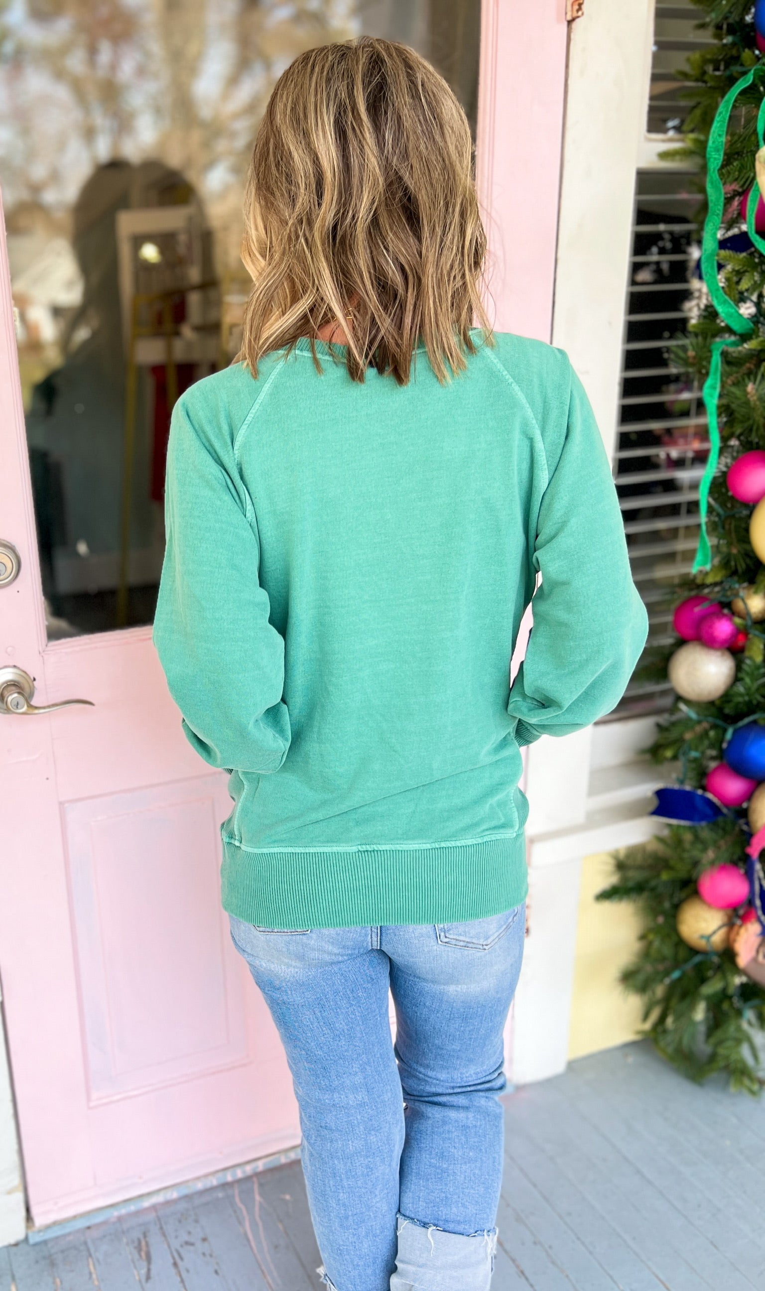 Living for the Weekend Top - DK. Green