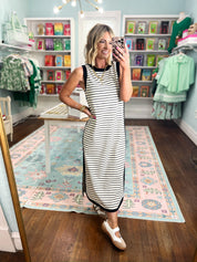 Out For The Day Midi Dress - Ecru