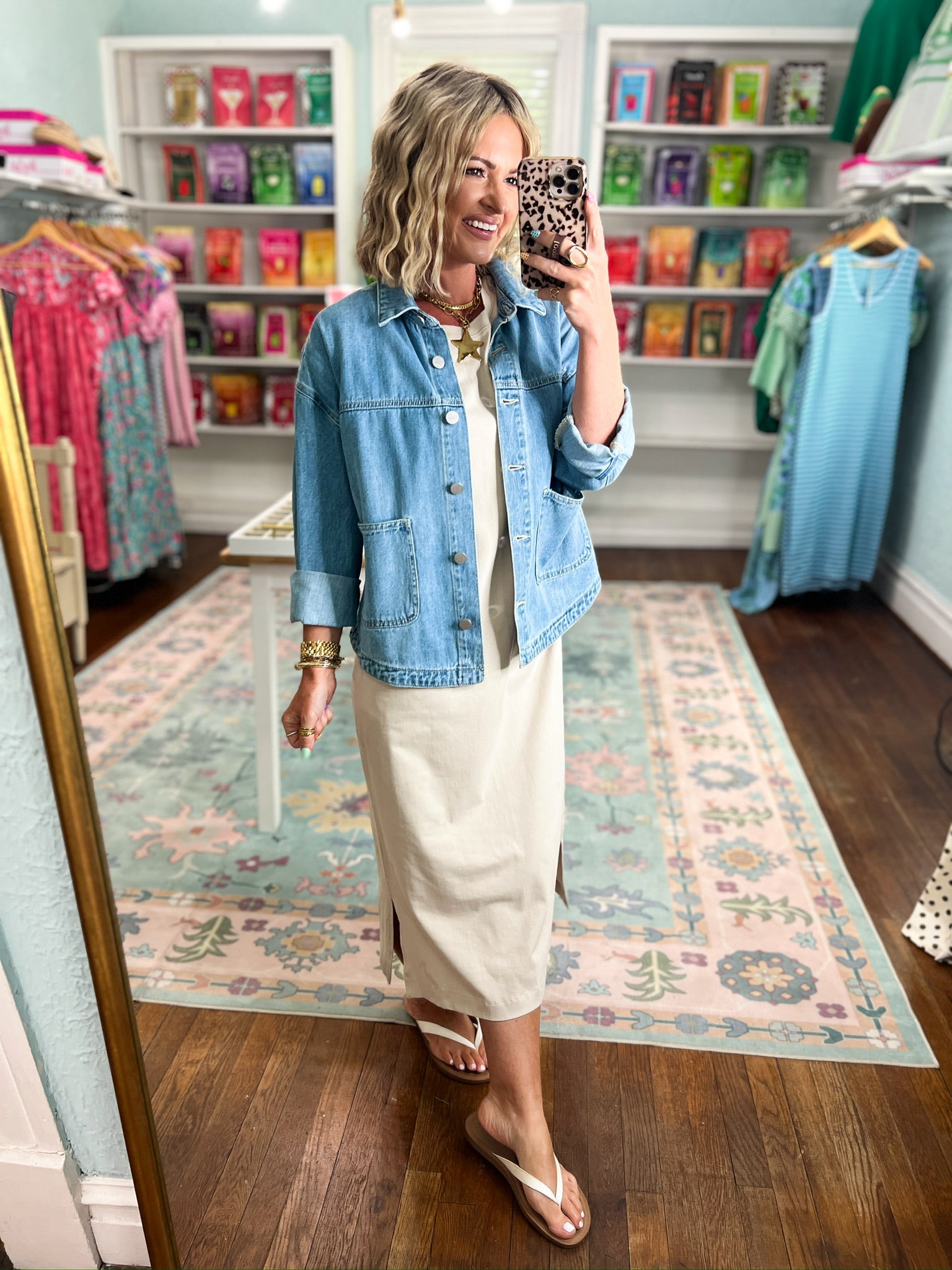 A Clear Mind Midi Dress - Sand Beige
