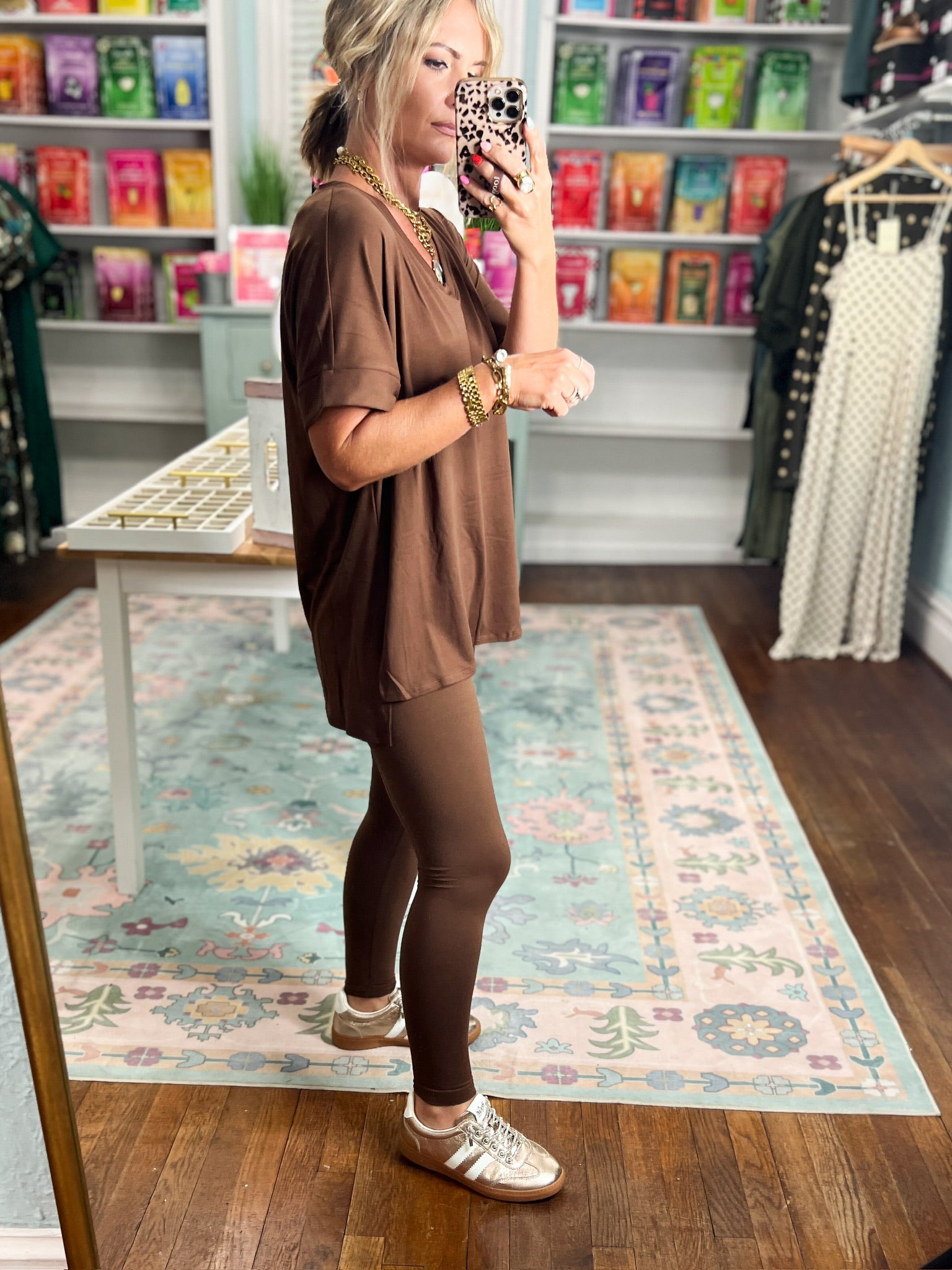 Slow Mornings Loungewear Set - Brown