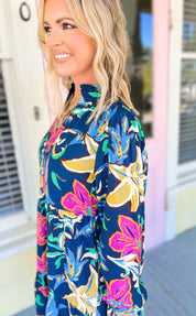 Bold By Accident Floral Babydoll Dress