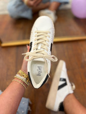 Corkys | Friend Zone Sneakers - White/Black