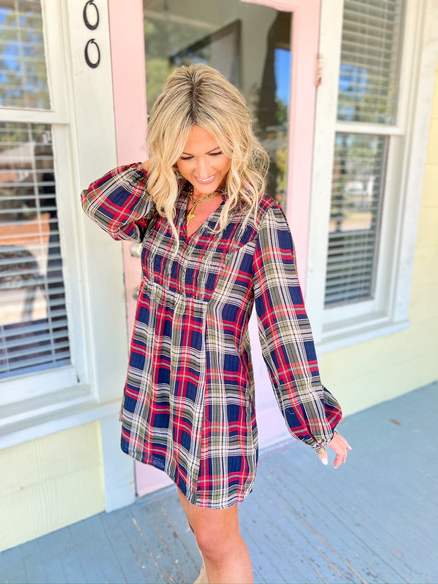 Extra Cute Flannel Dress