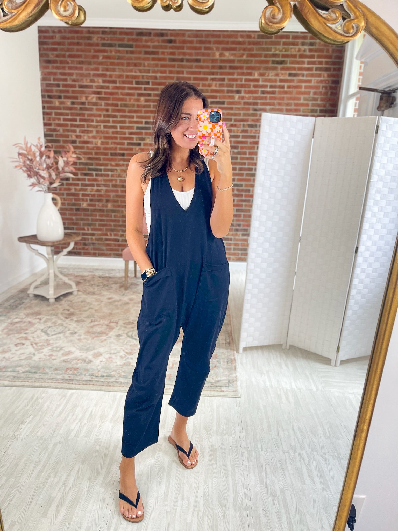 No Longer There Baggie Jumpsuit - Black