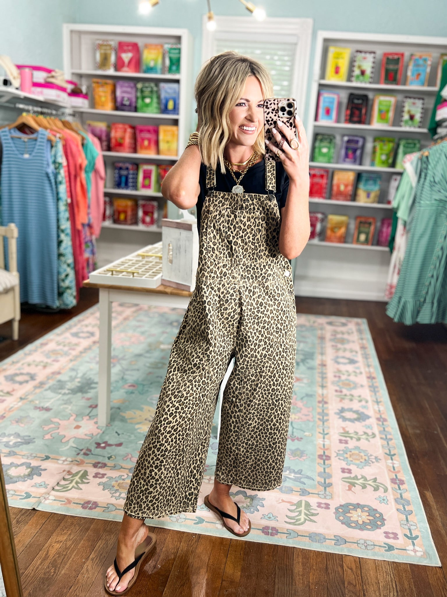 Roar In Style Twill Overalls