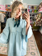 Skies the Limit Denim Dress
