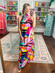 Forever Starts Here Halter Maxi