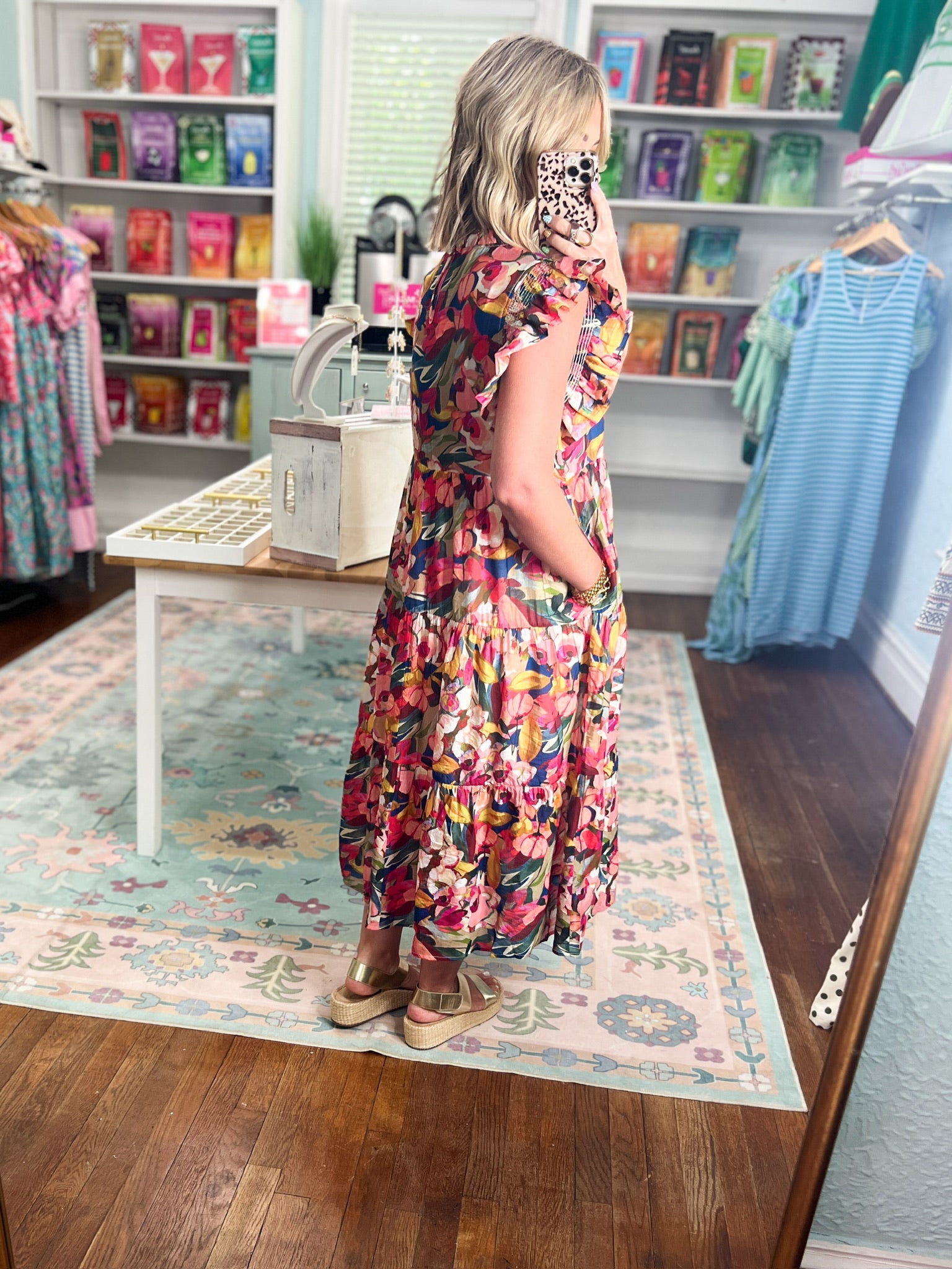 Wildflower Weekend Floral Midi Dress