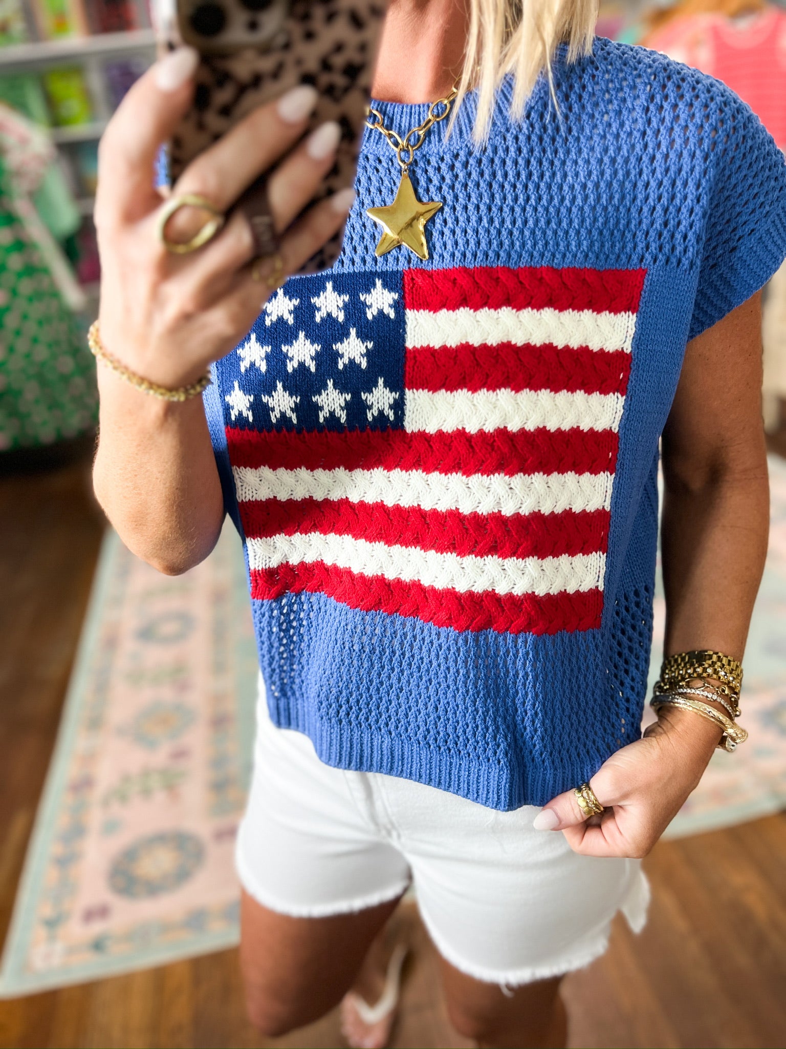 Home of the Brave Sweater Top