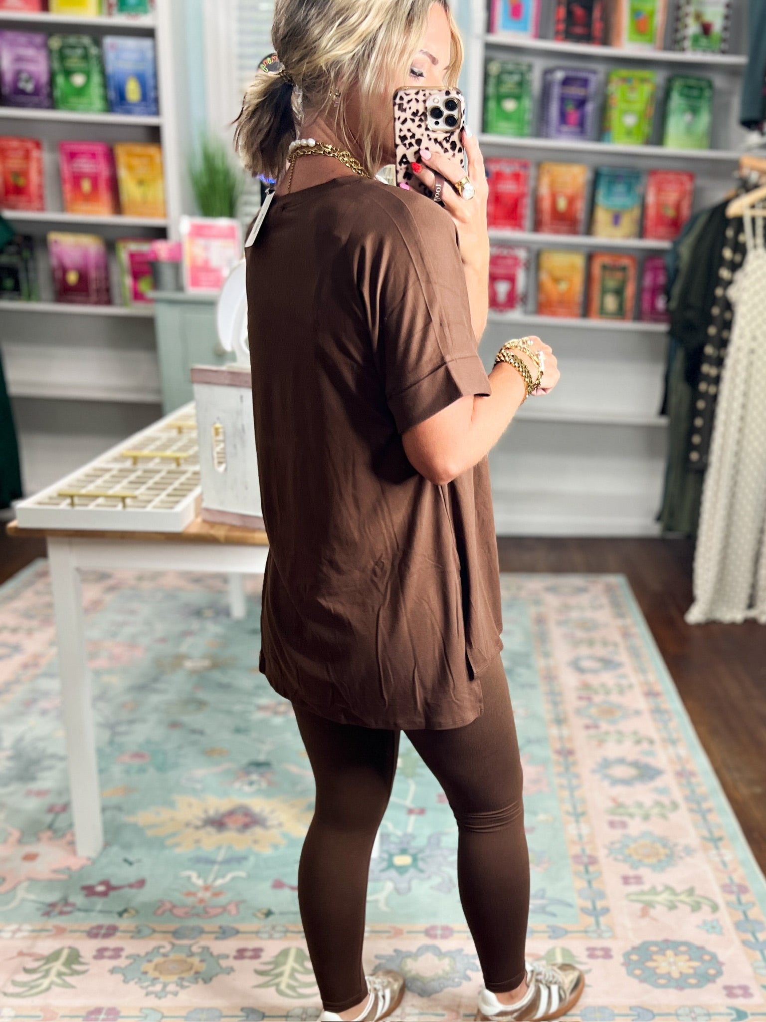 Slow Mornings Loungewear Set - Brown