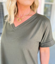 Slow Mornings Loungewear Set - Dark Olive