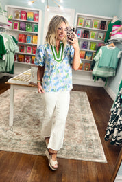 Spring Sweetheart Floral Print Top