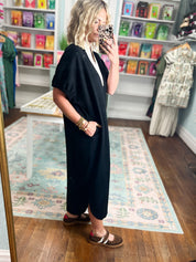 Your Time Midi Dress - Black