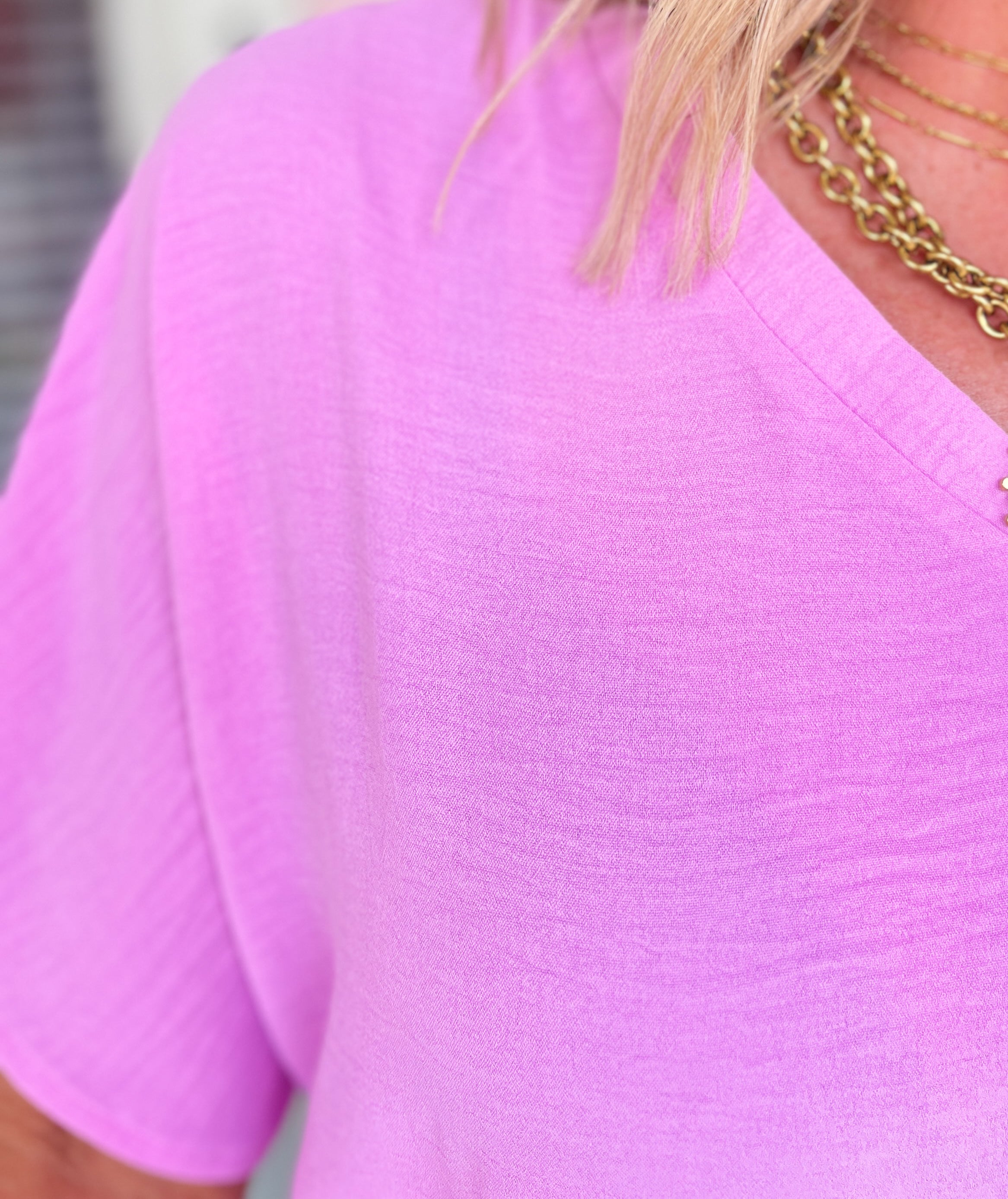 There She Goes Woven Dress - Mauve