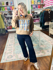 Thankful for Woodland Brown Crew Sweatshirt