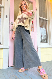 Feeling Spontaneous Wide Leg Pants - Black