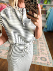 You Make It Easy Knit Skirt and Top Set
