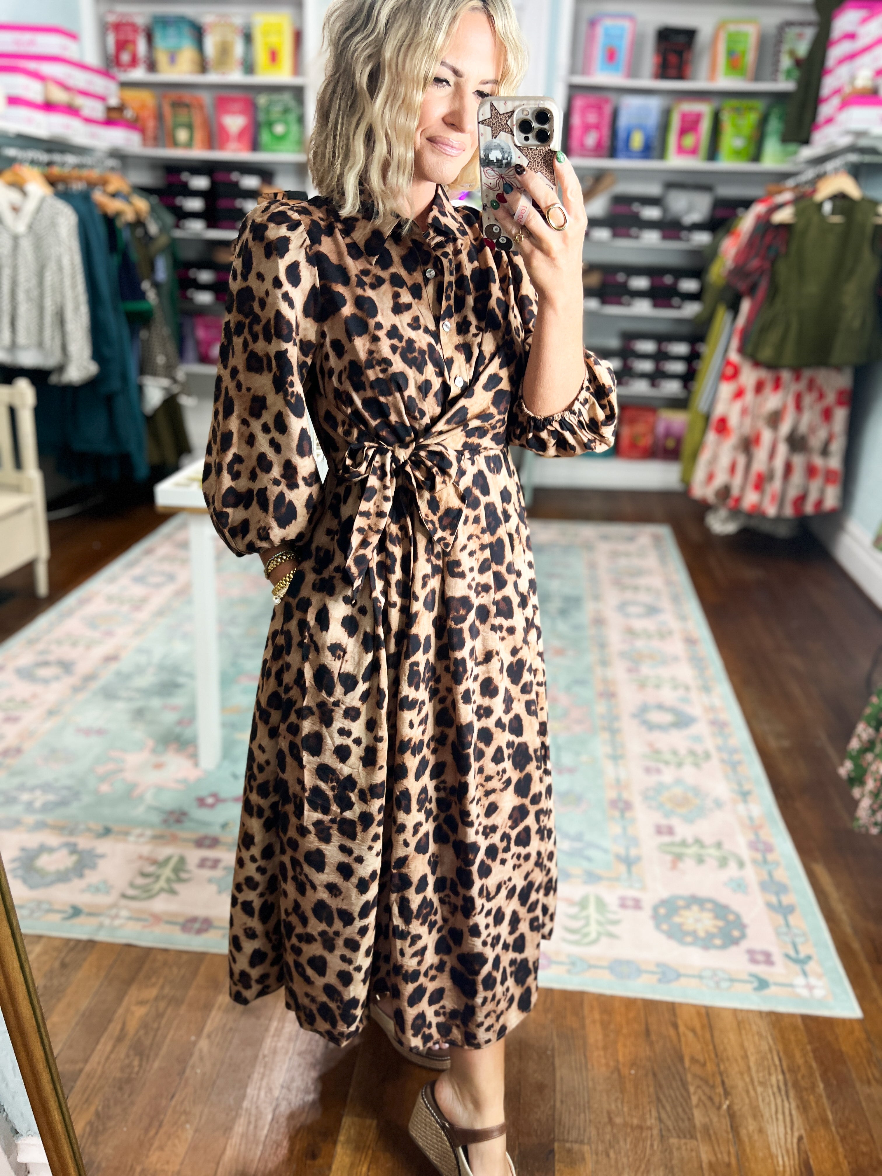 Made For More Midi Dress - Brown
