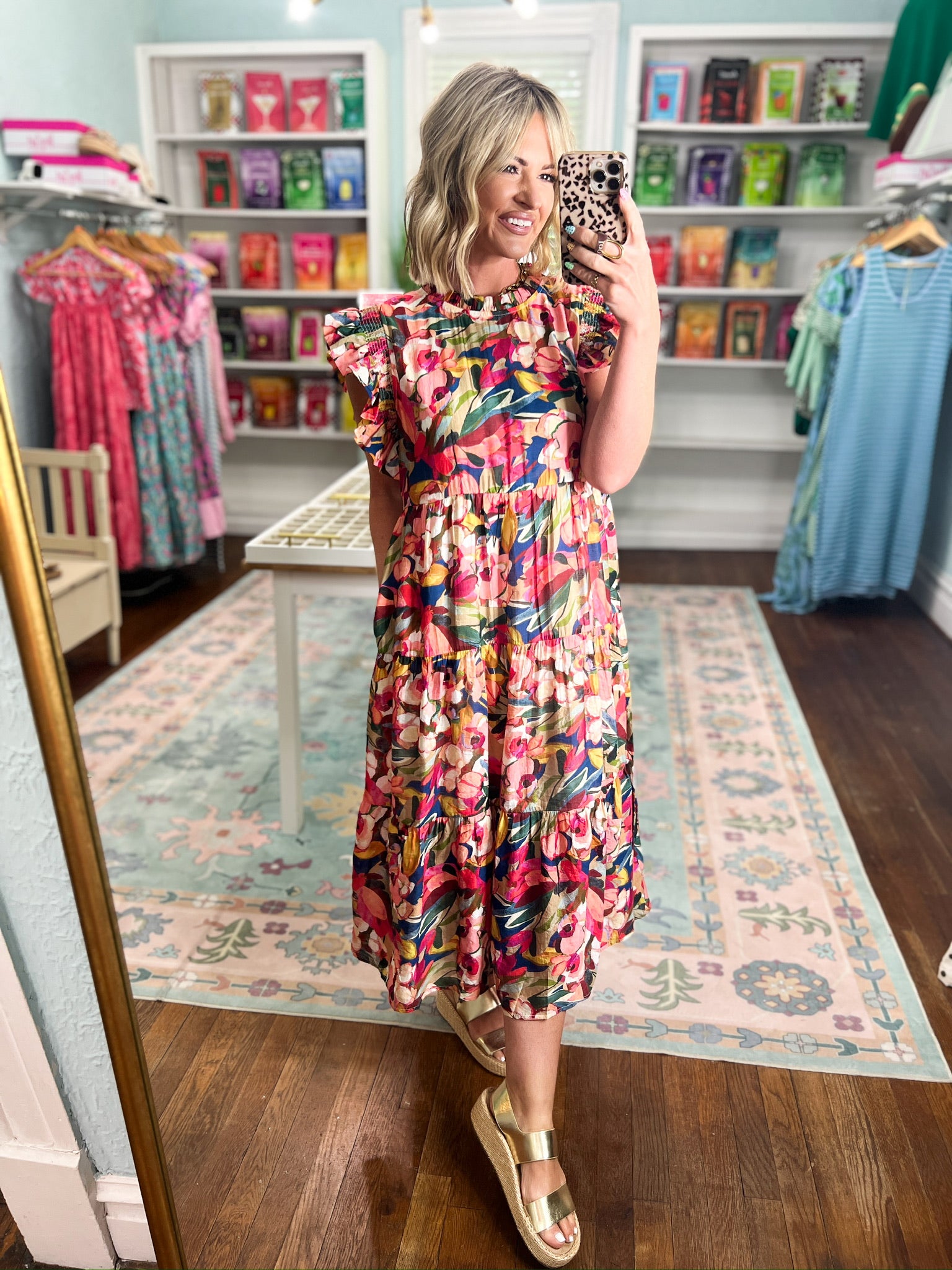 Wildflower Weekend Floral Midi Dress