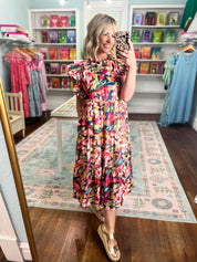 Wildflower Weekend Floral Midi Dress