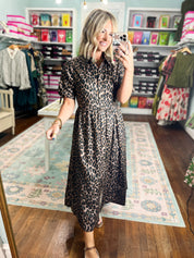 So In The Moment Leopard Dress