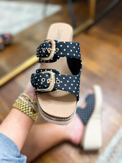 Corkys | Manifest - Black White Polka Dots