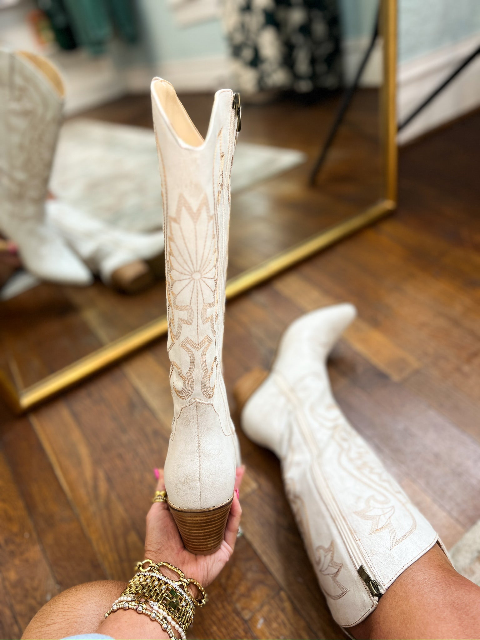 Corkys | Just In Case Boots - White Crackle