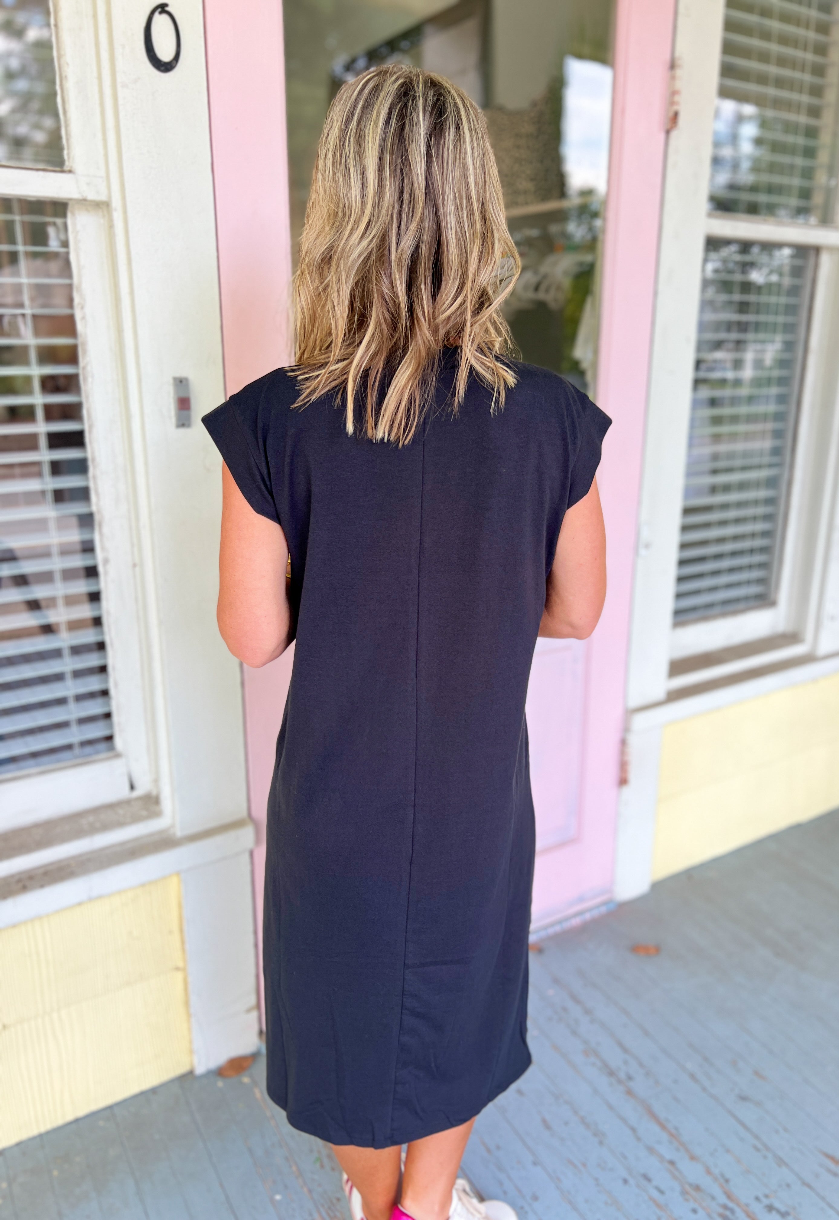 Perfect For You Midi Dress - Black