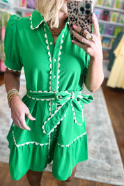 Going Green Baby Doll Dress