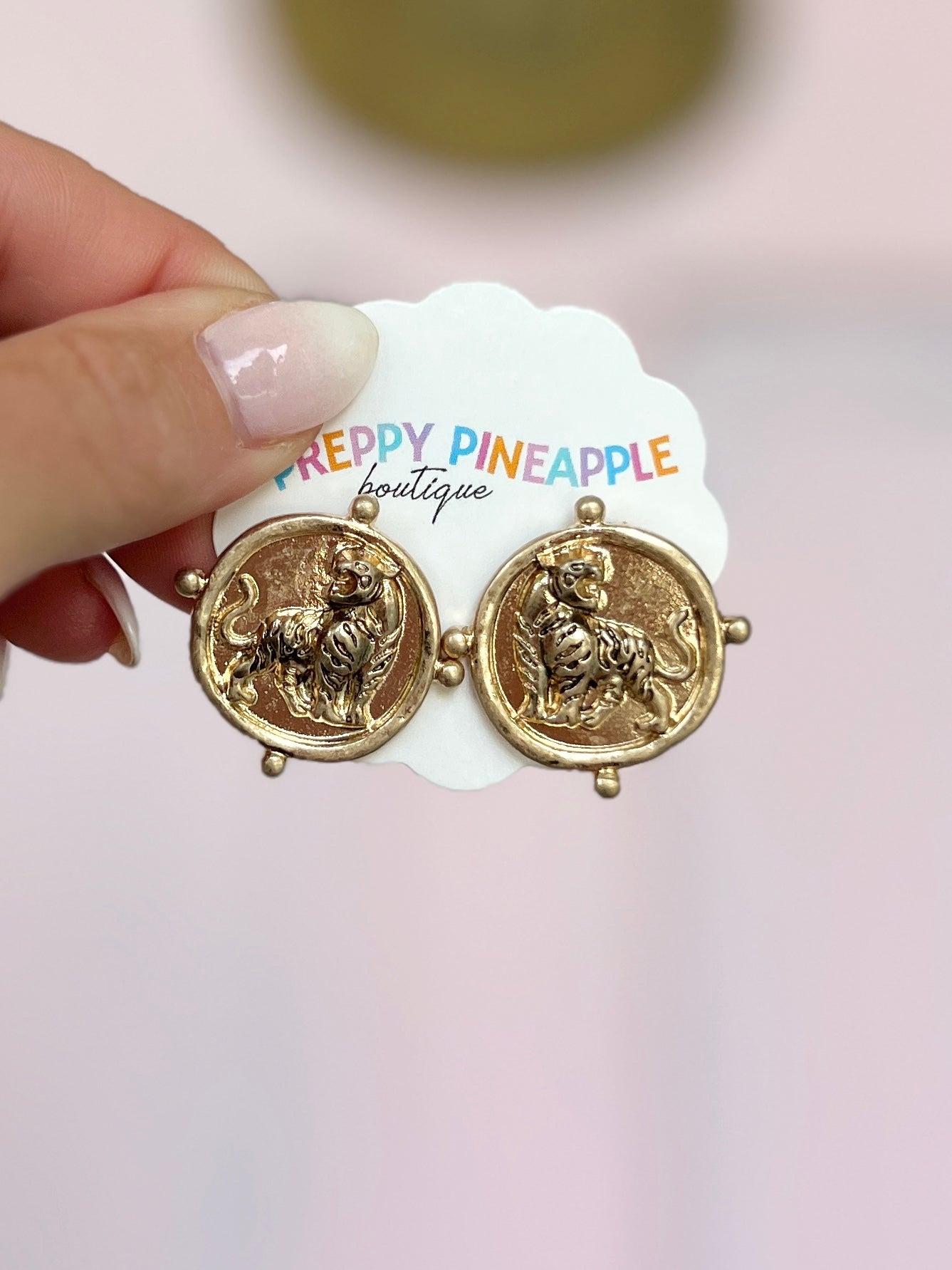 Roaring Tiger Earrings
