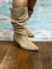 Corkys | City Slicker - Sand Faux Suede