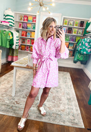 Fresh Outlook Mini Dress - Pink