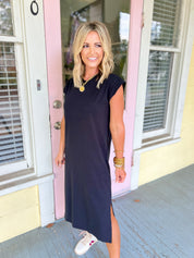 Perfect For You Midi Dress - Black