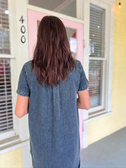 Doubt Me Now Denim Dress