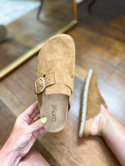 Corkys | Distracted - Camel Faux Suede