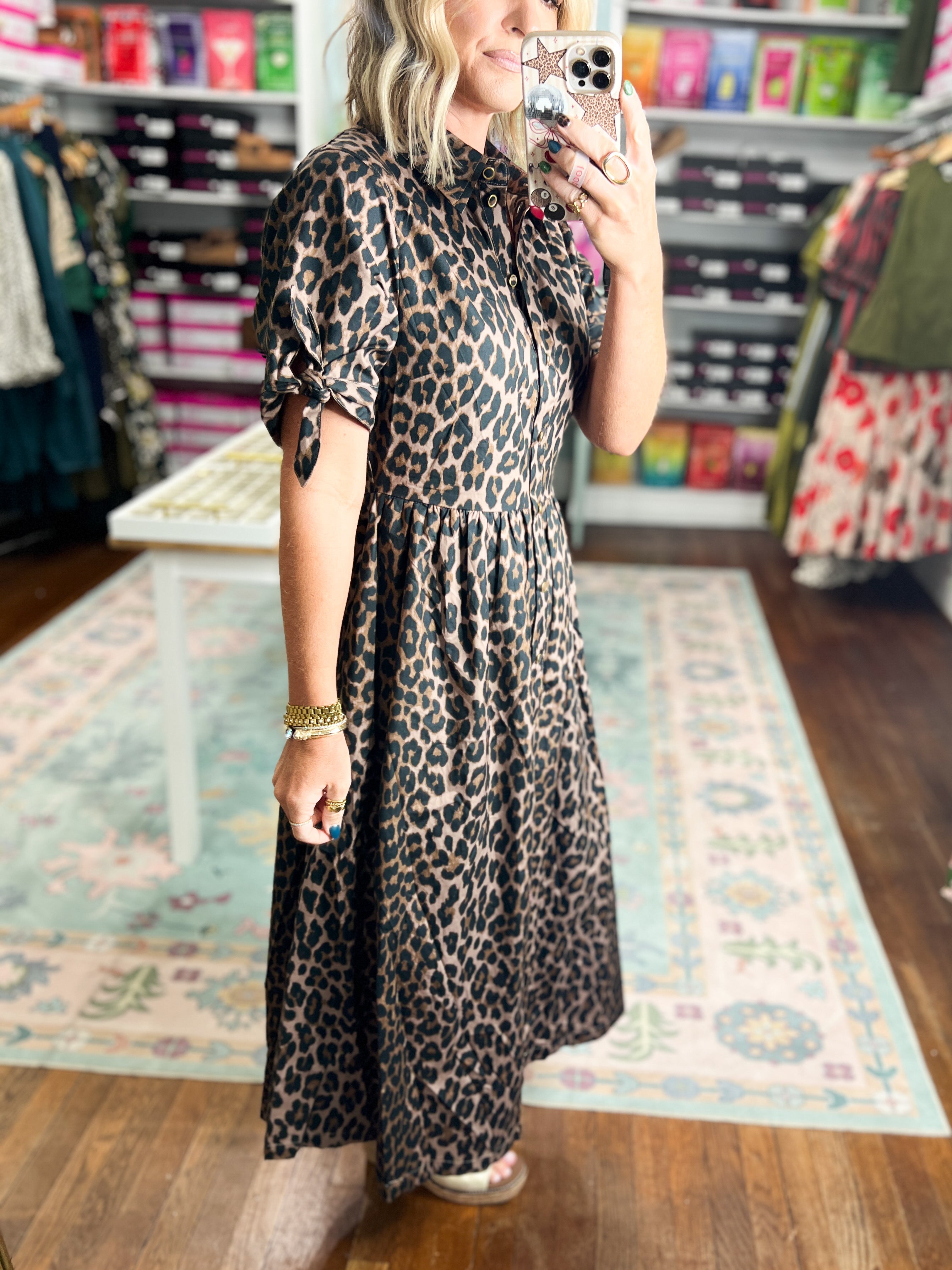 So In The Moment Leopard Dress