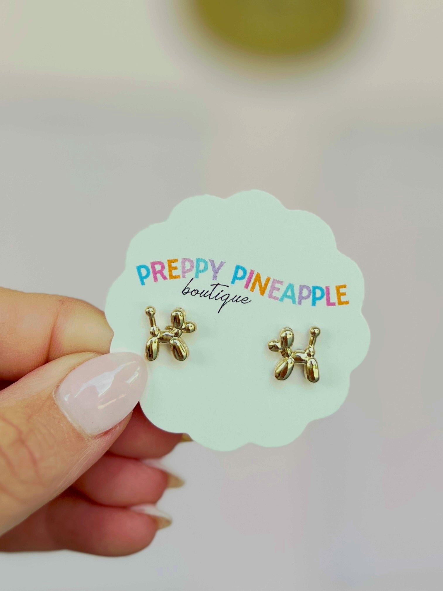 Poodle Stud Earrings