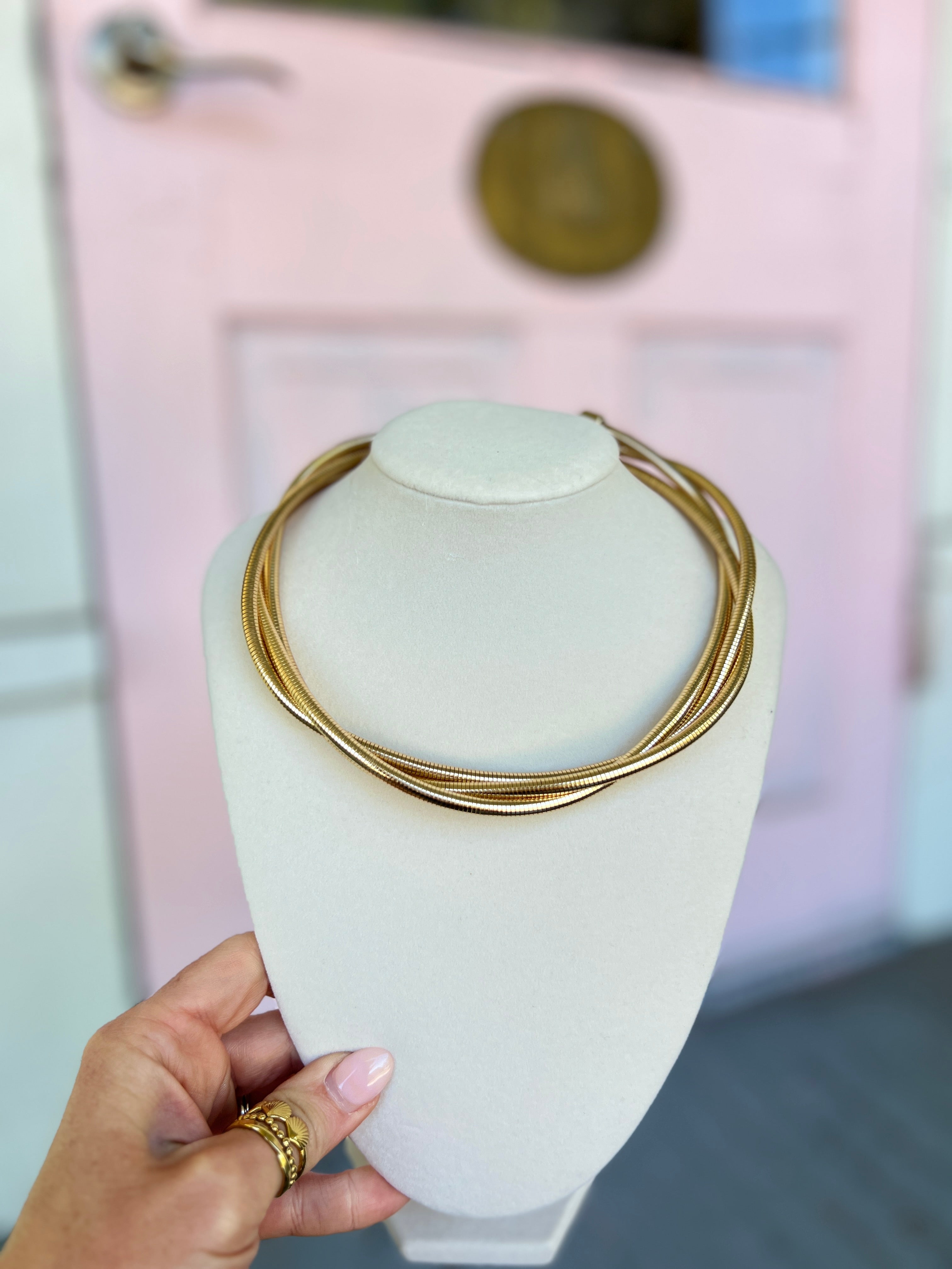 Omega Intertwined Necklace