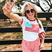Flag Ringer Tee