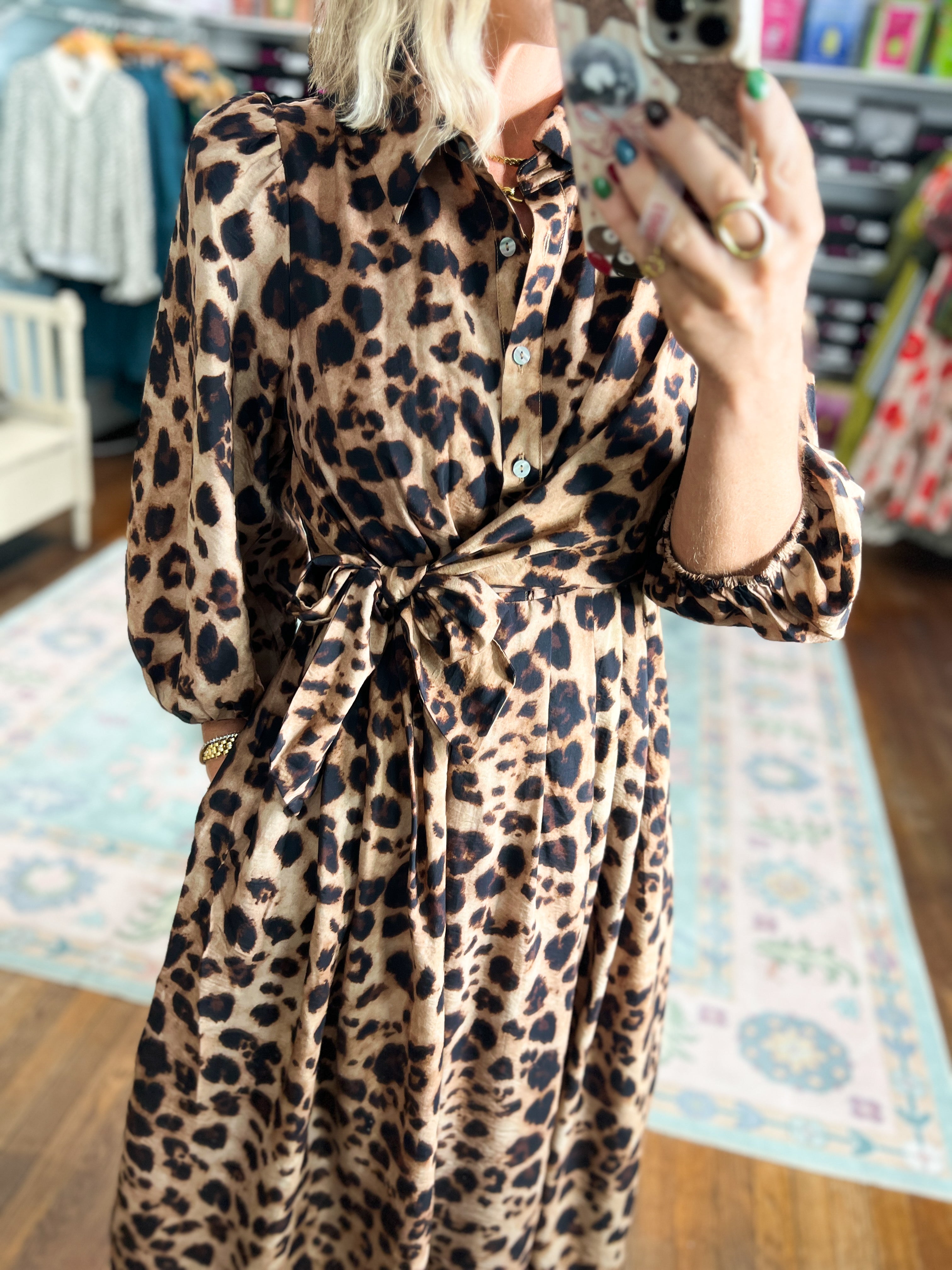Made For More Midi Dress - Brown