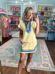 Everyday Ease Cap Sleeve TOP - Yellow