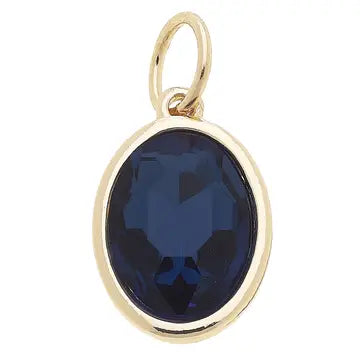 Charmed | Glass Birthstone Charm - September