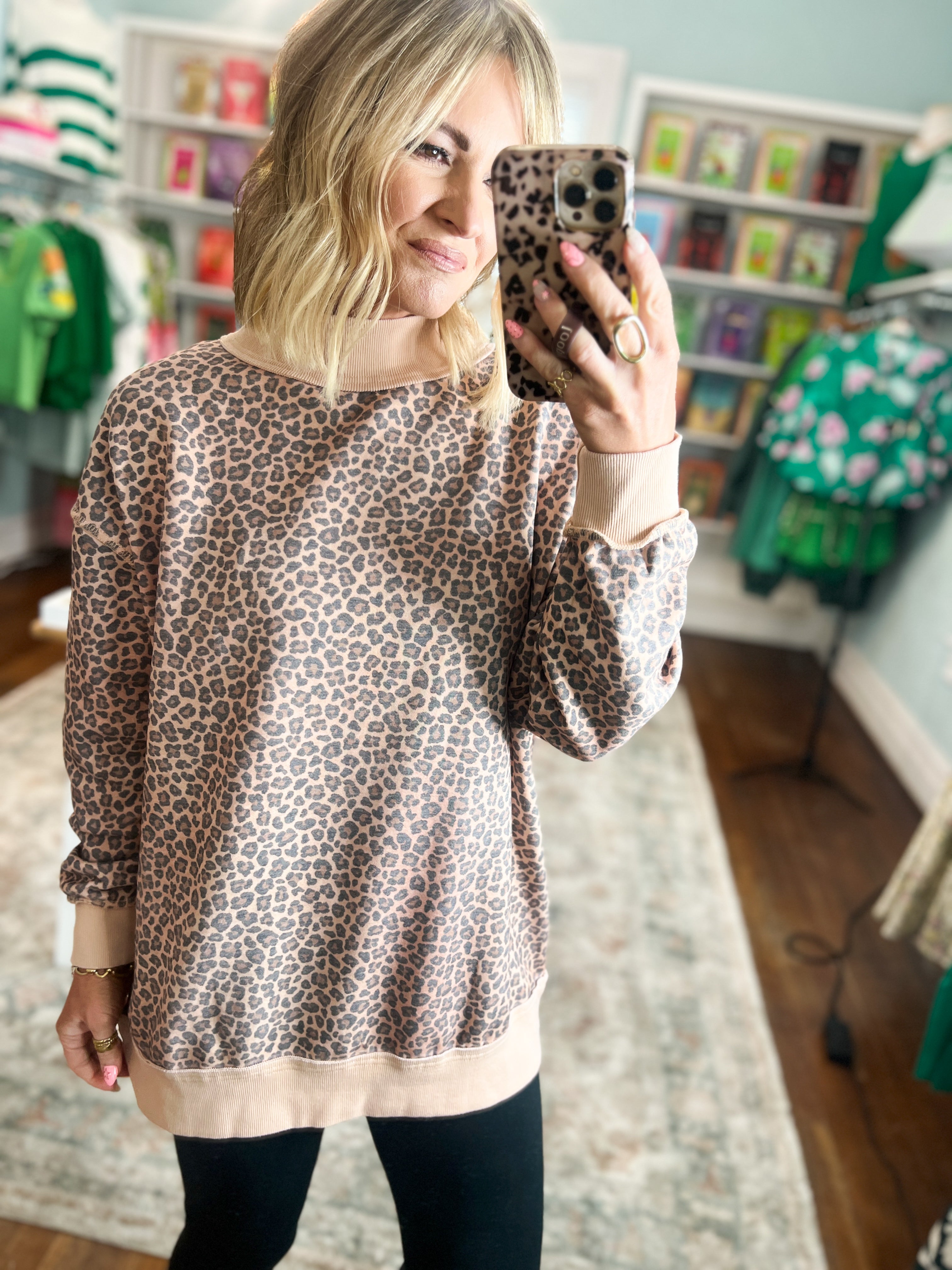 Miller Mock Neck Sweatshirt