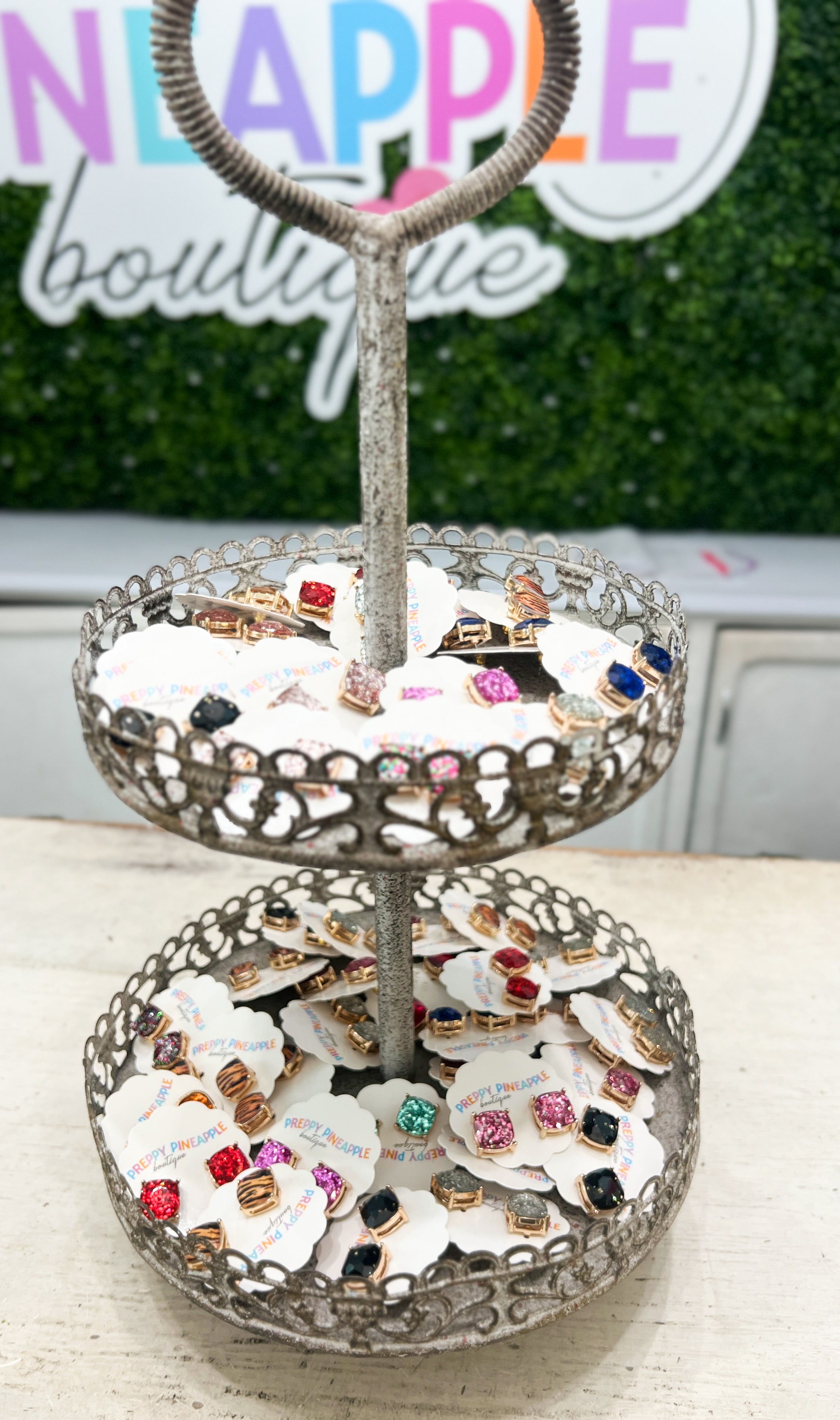 Luxe Glitter Studs