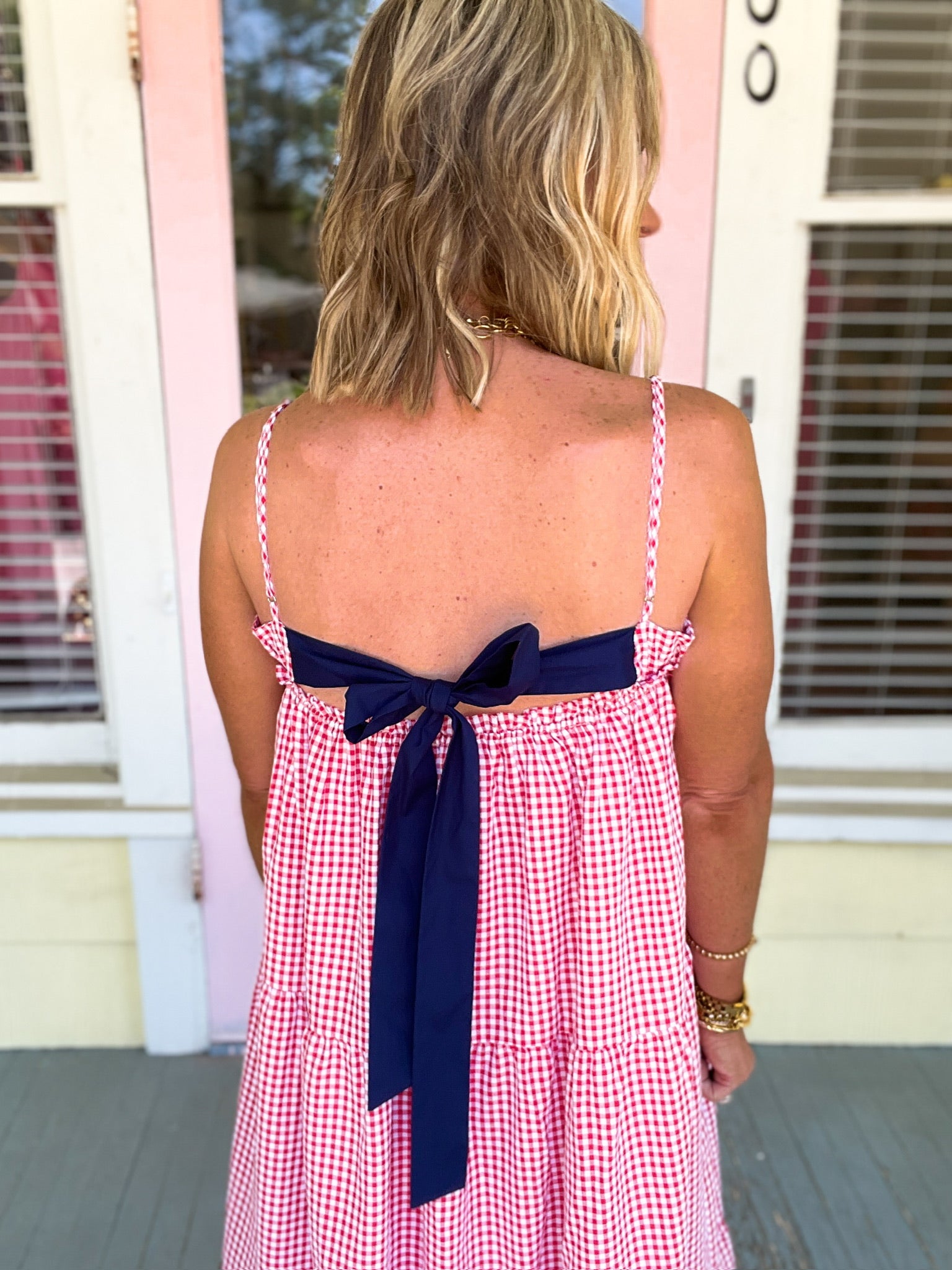 Walk in the Park Gingham Maxi