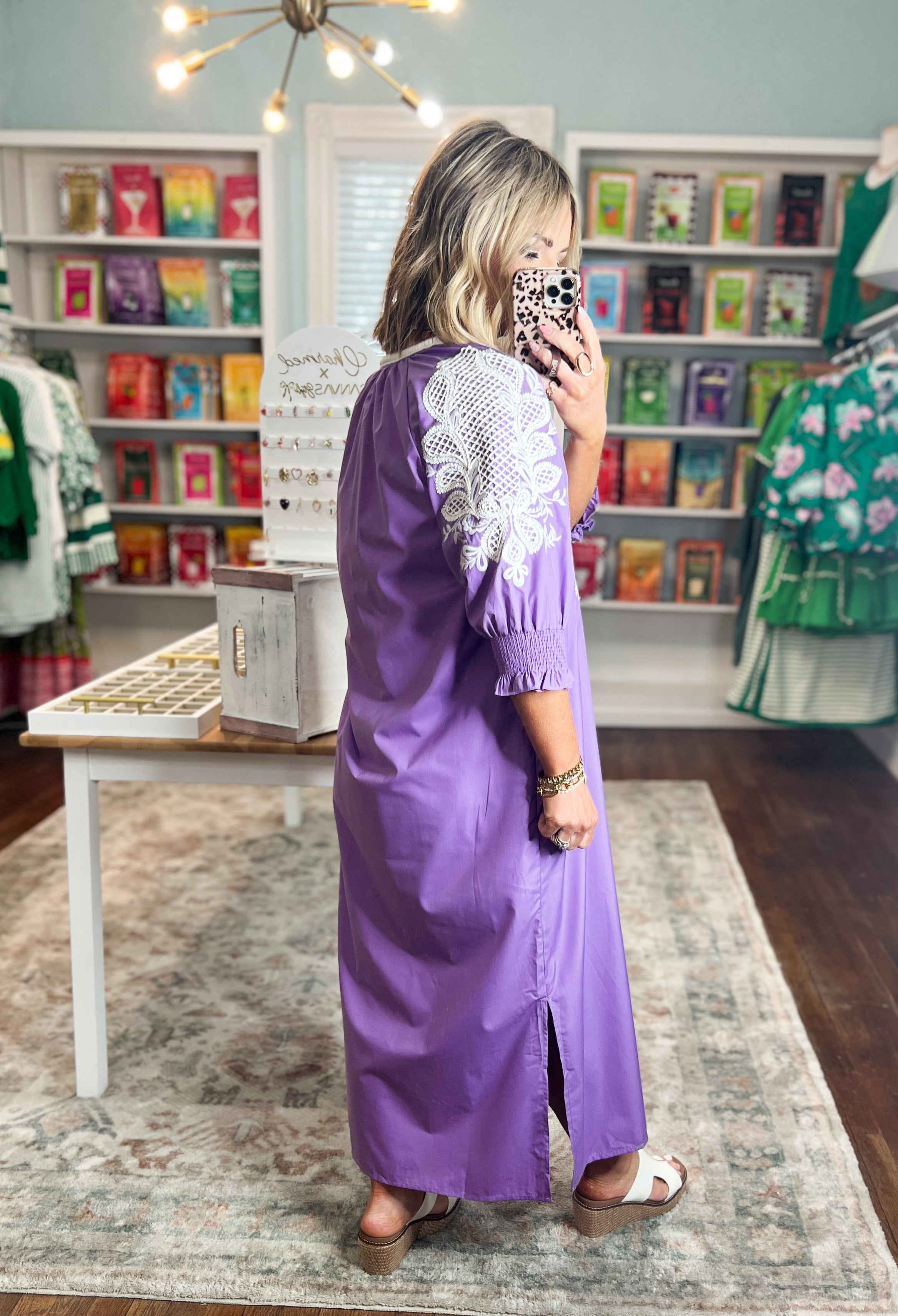 Made For Now Midi Dress - Lavender