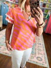 This and That V-Neck Top