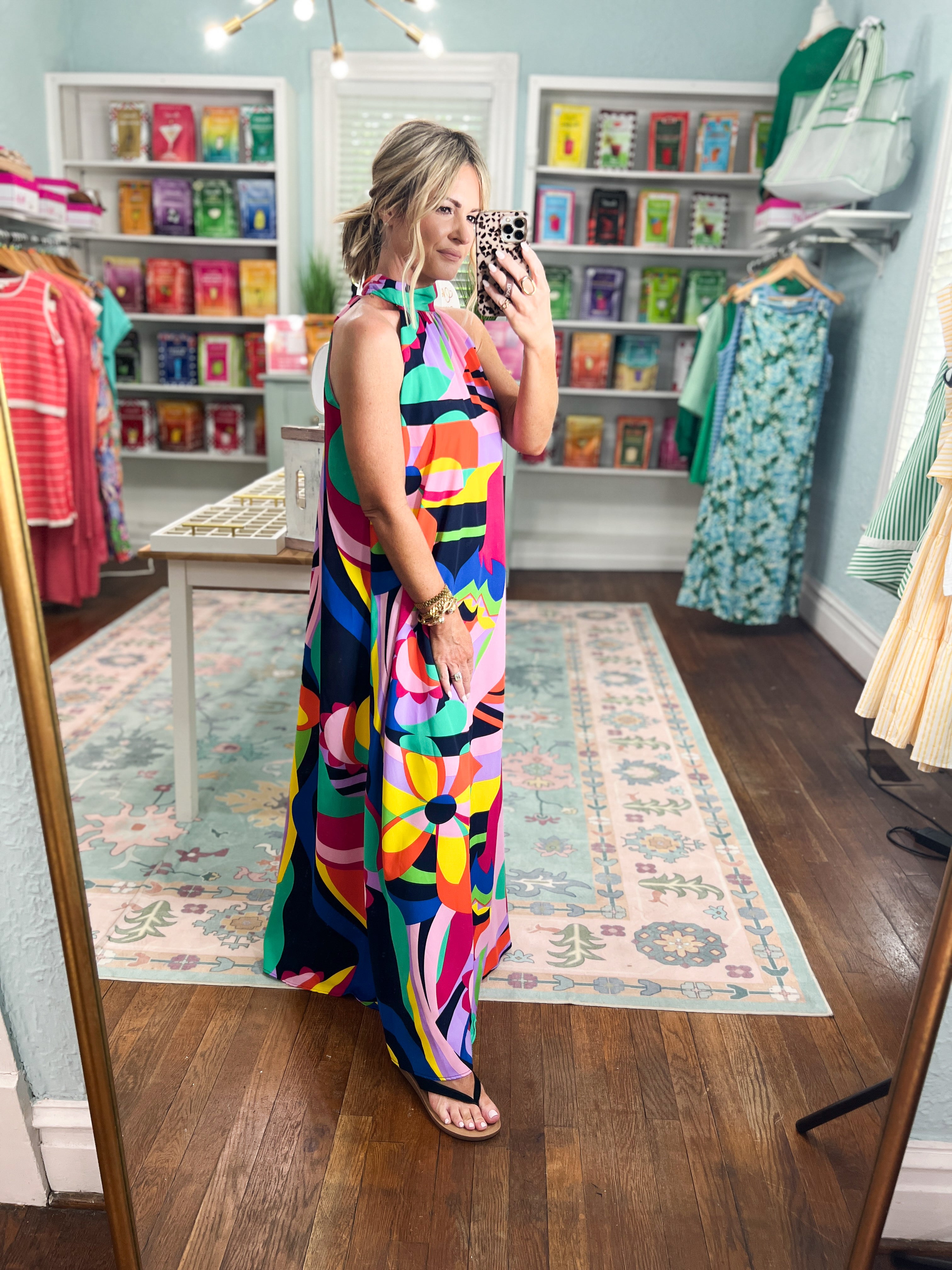 Forever Starts Here Halter Maxi